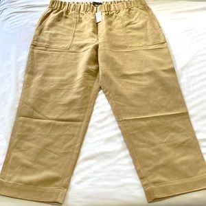 NWT Banana Republic Linen Blend Straight Leg Pant